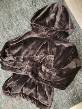 Chocolate Brown New Teddy Women's Pullover Hooded Sweater
